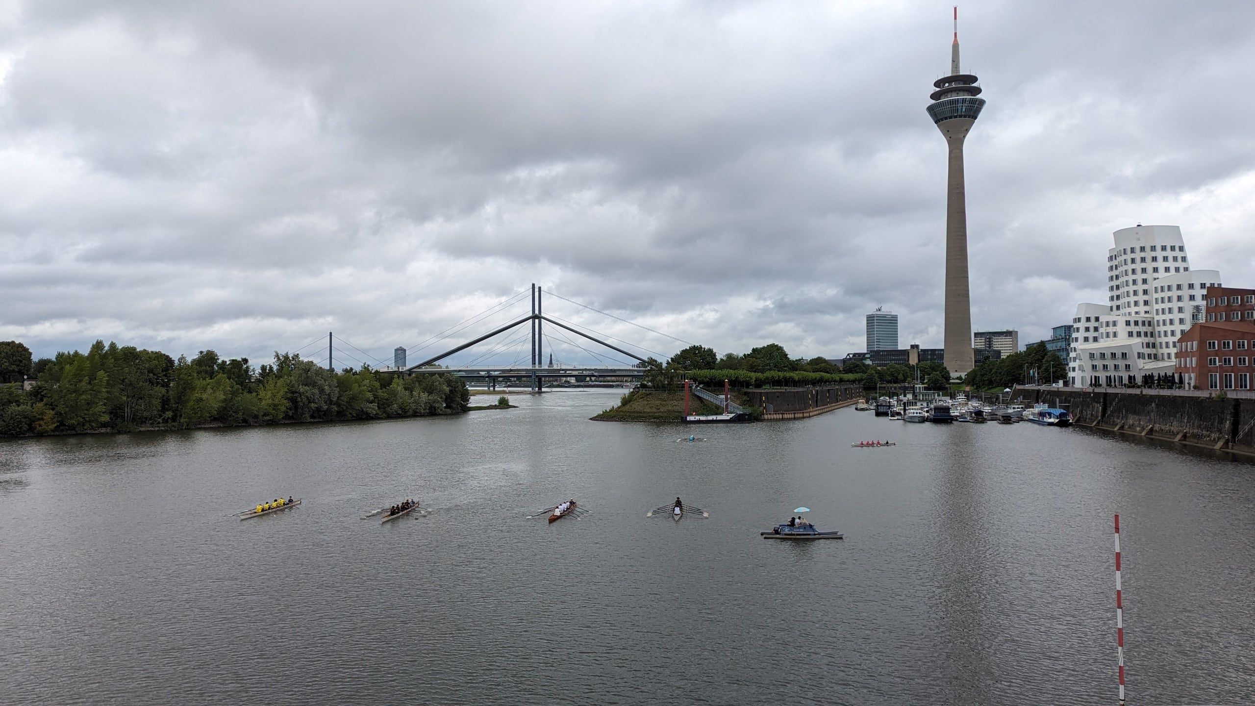 Düsseldorf Harbor, Rhine Tower