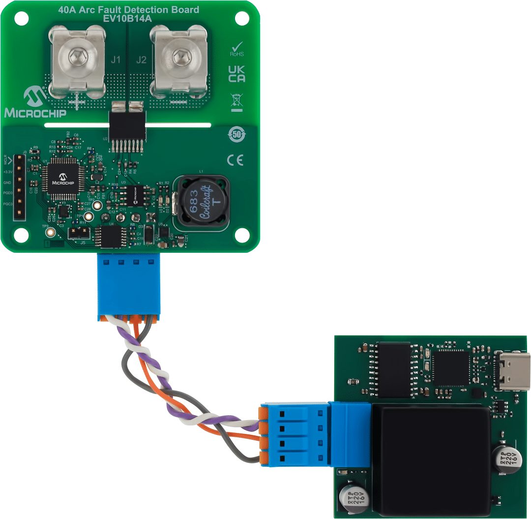 Machine Learning AI-based Arc Fault Detection Demonstration Application with AKM current sensors / Referenzdesign zur Lichtbogenerkennung mit AKMs Stromsensoren